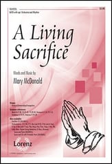 A Living Sacrifice SATB choral sheet music cover